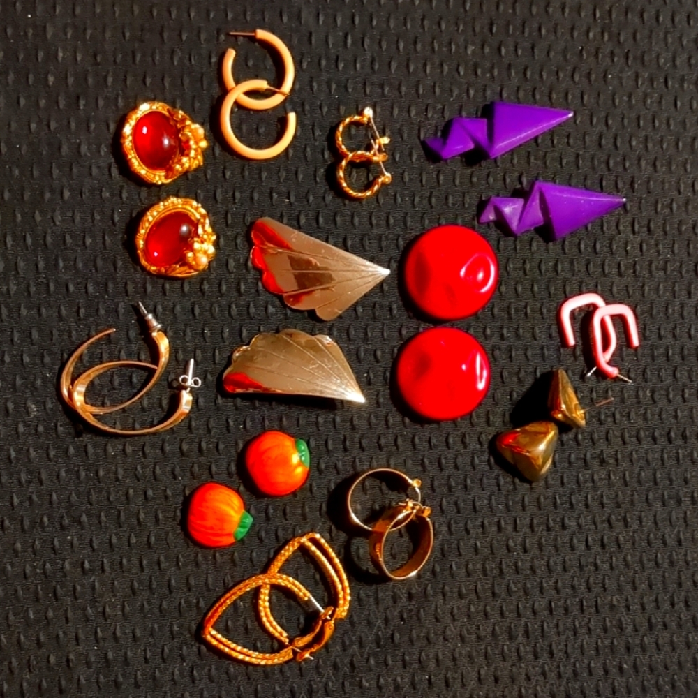 Assorted Colorful Earrings Set